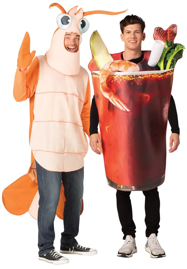 Rasta Imposta Tomato Shrimp Kostüm Paar One Size Cocktail