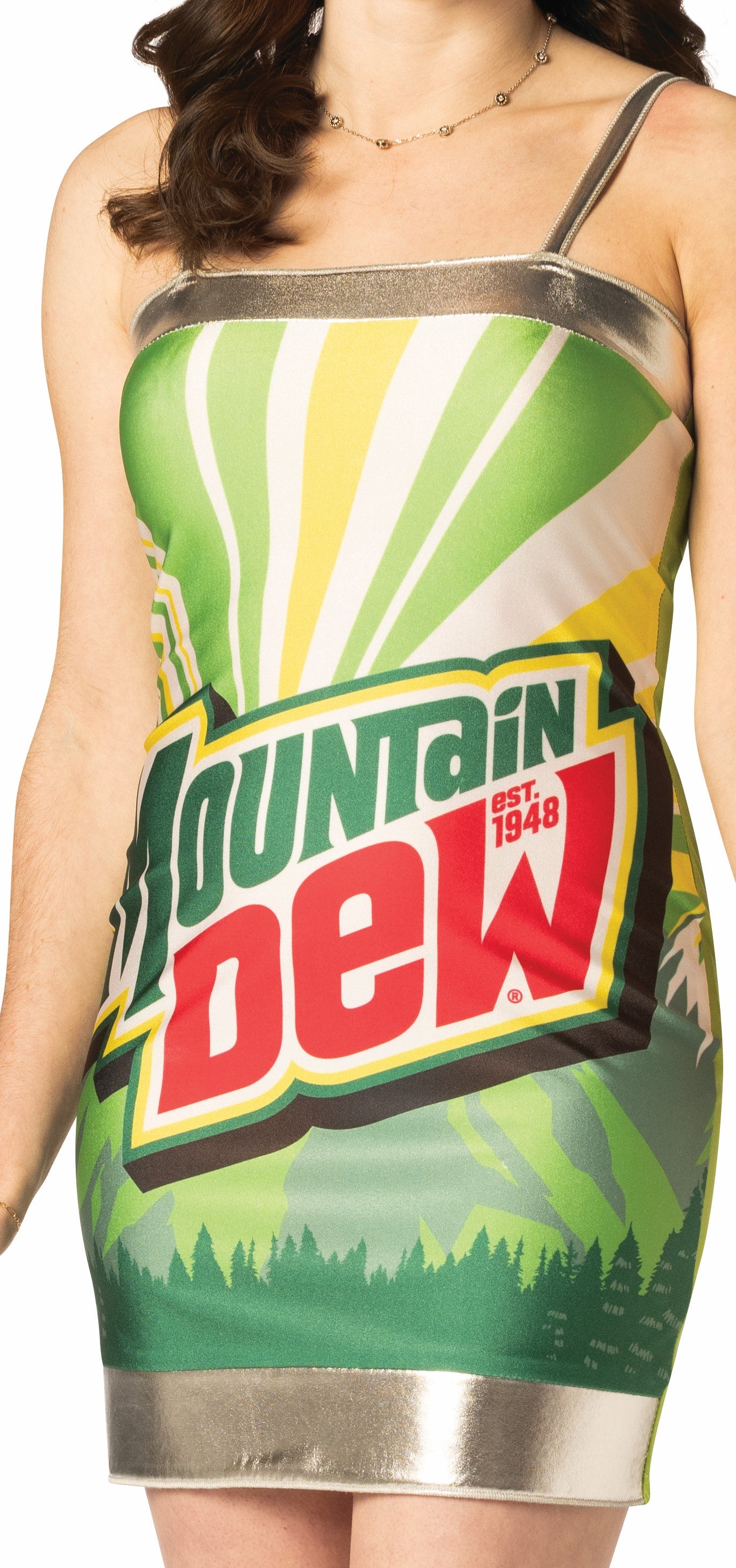 Rasta Imposta Mountain Dew Dress Kostüm Damen Größe M
