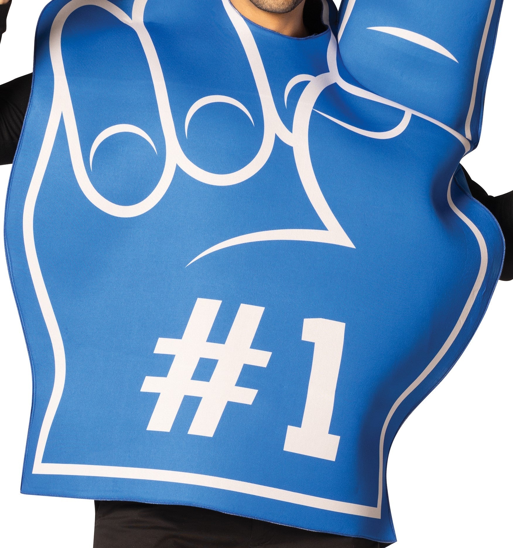 Rasta Imposta #1 Foam Finger Kostüm Blau Einheitsgröße