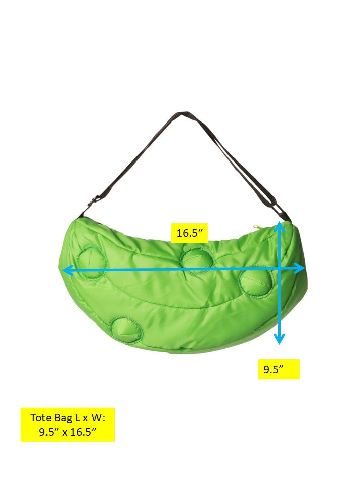 Rasta Imposta Pickle Quilted Puffer Tote Bag Nylon Grün
