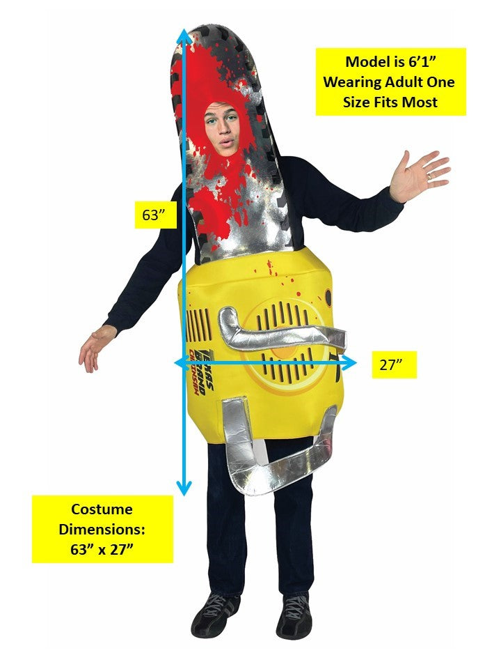 Rasta Imposta Bloody Chainsaw Kostüm Einheitsgröße Horror