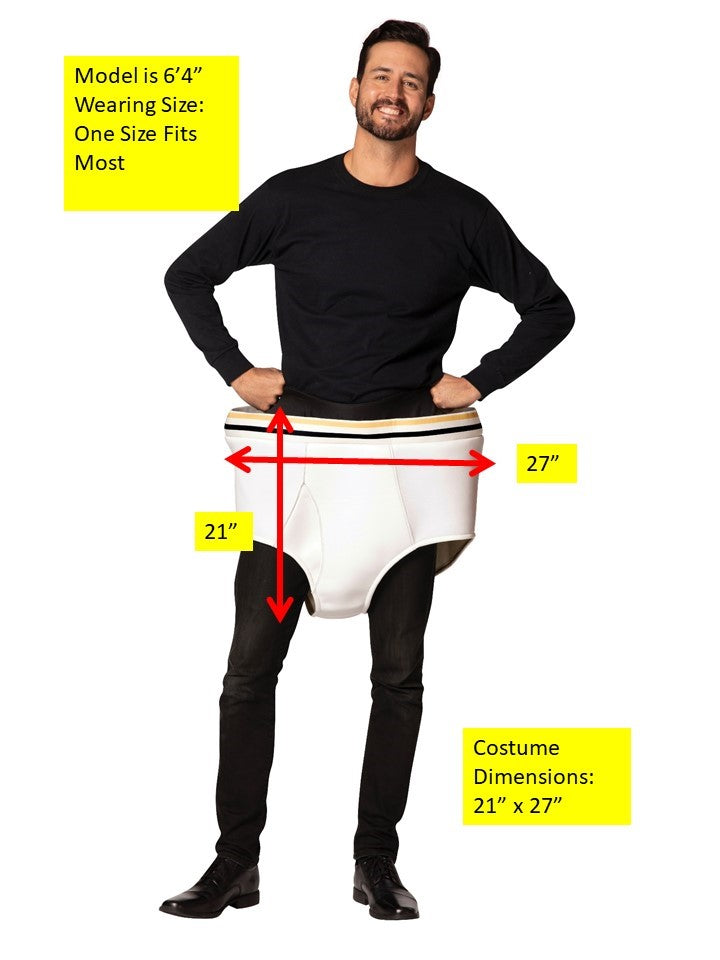 Rasta Imposta Tighty Whities Unterhose Kostüm Herren One Size