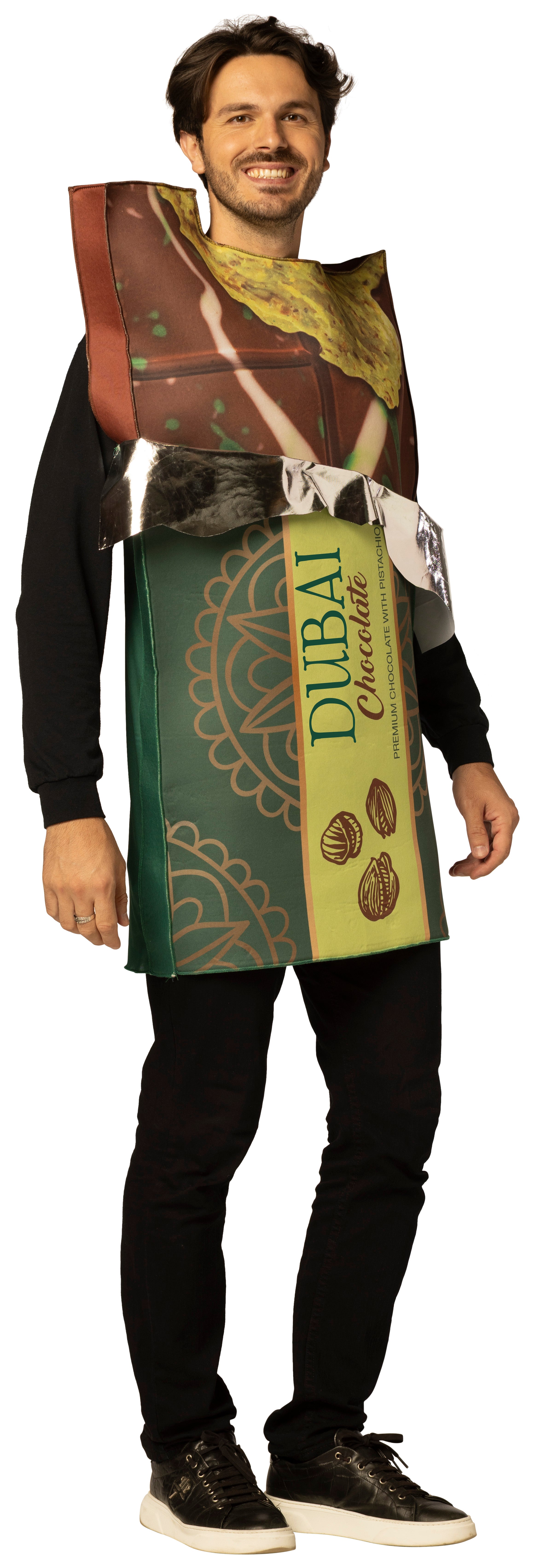 Rasta Imposta DUBAI Chocolate Bar Kostüm Einheitsgröße Schaum