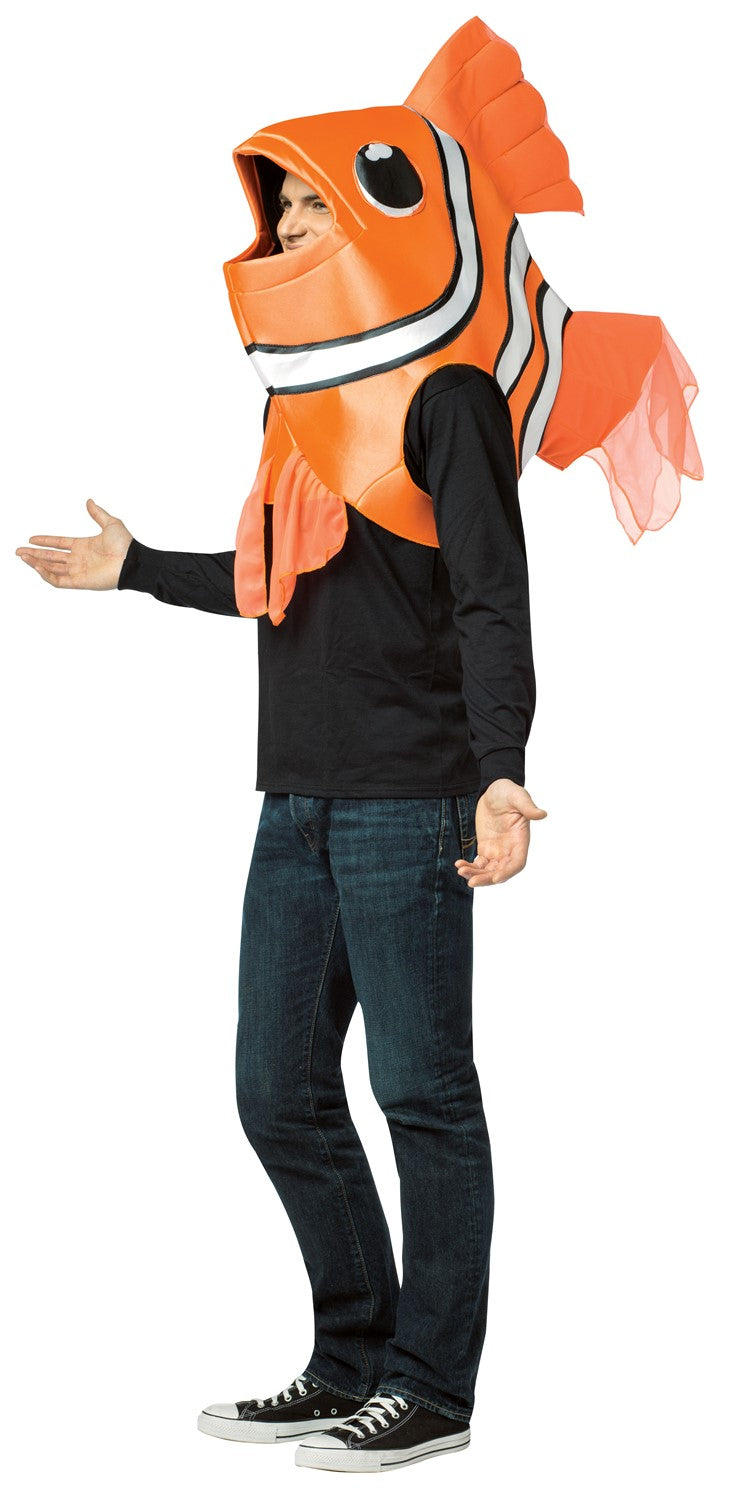 Rasta Imposta Clownfisch Kopfbedeckung Kostüm Orange One Size