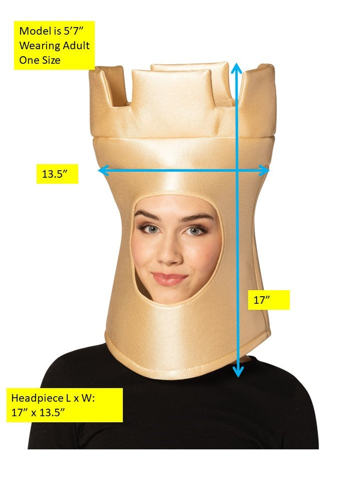 Rasta Imposta Ultimate Deluxe Beige Rook Chess Kostüm beige One Size