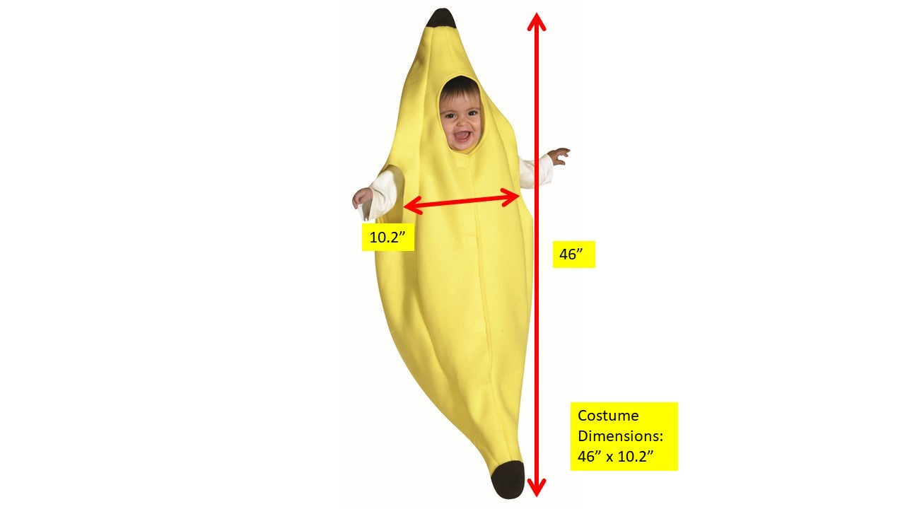 Rasta Imposta Banana Baby Bunting Babykostüm 3-9 Monate