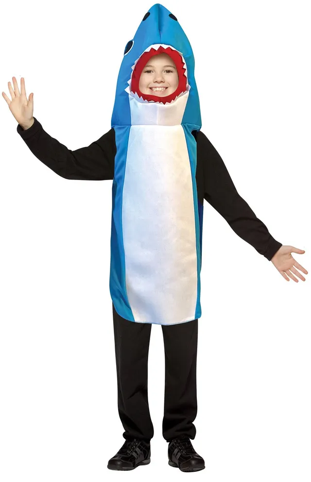 Rasta Imposta Blue Shark Kinderkostüm Größe 7-10 Blau