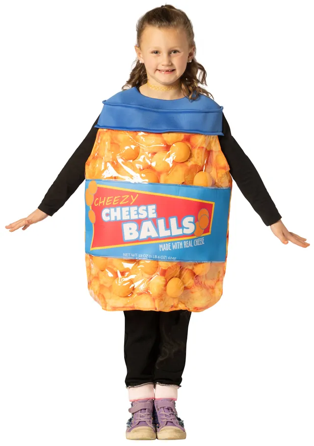 Rasta Imposta Childrens Cheeseballs Kinderkostüm 7-10 Snack