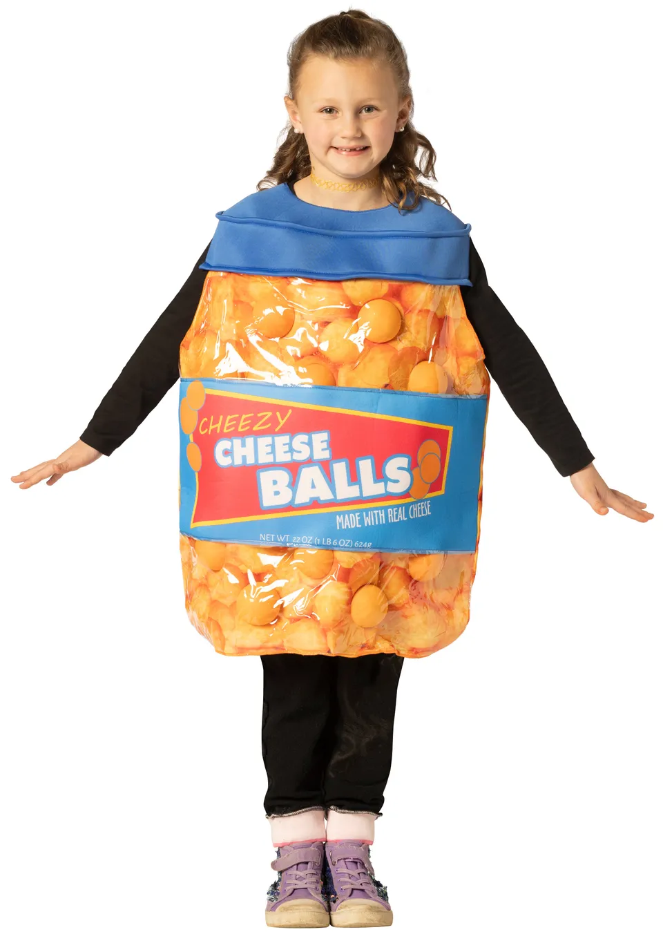 Rasta Imposta Childrens Cheeseballs Kinderkostüm 7-10 Snack