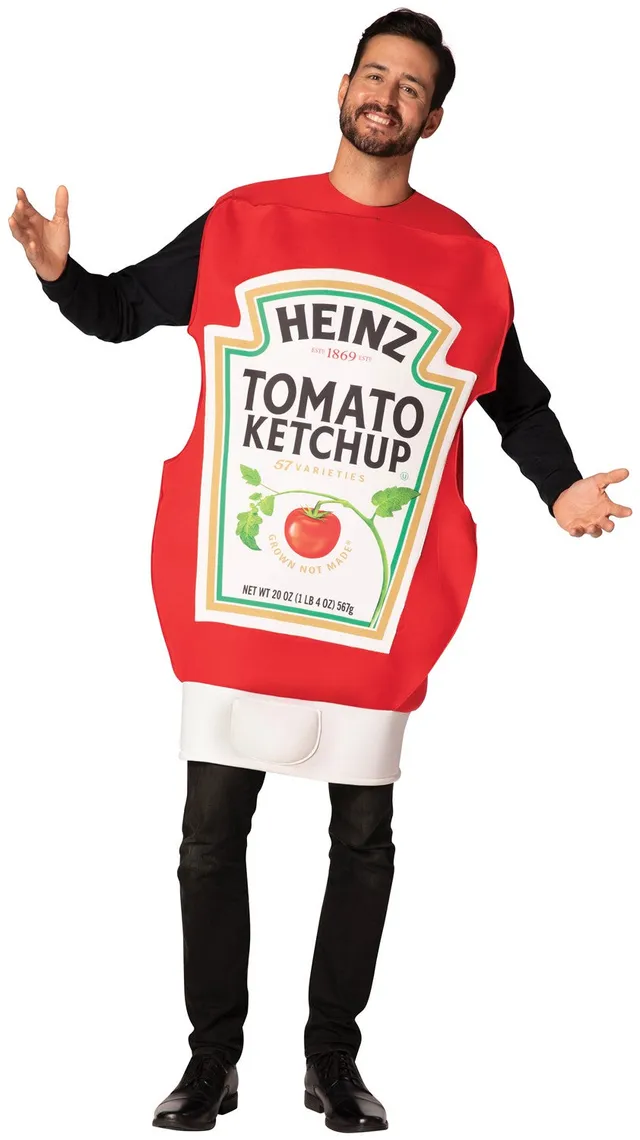 Rasta Imposta Heinz Ketchup Kostüm Einheitsgröße Flasche
