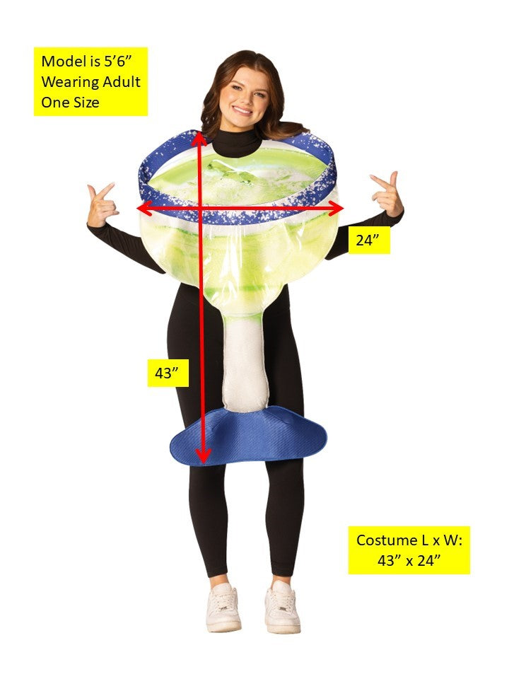 Rasta Imposta Margarita Glass Kostüm One Size Tunika